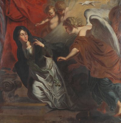 The Annunciation by Johann Christian Schröder